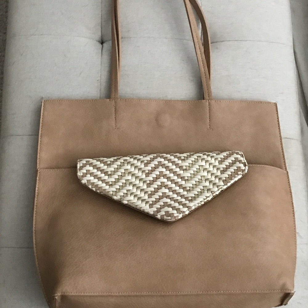 Anthropologie tote and clutch